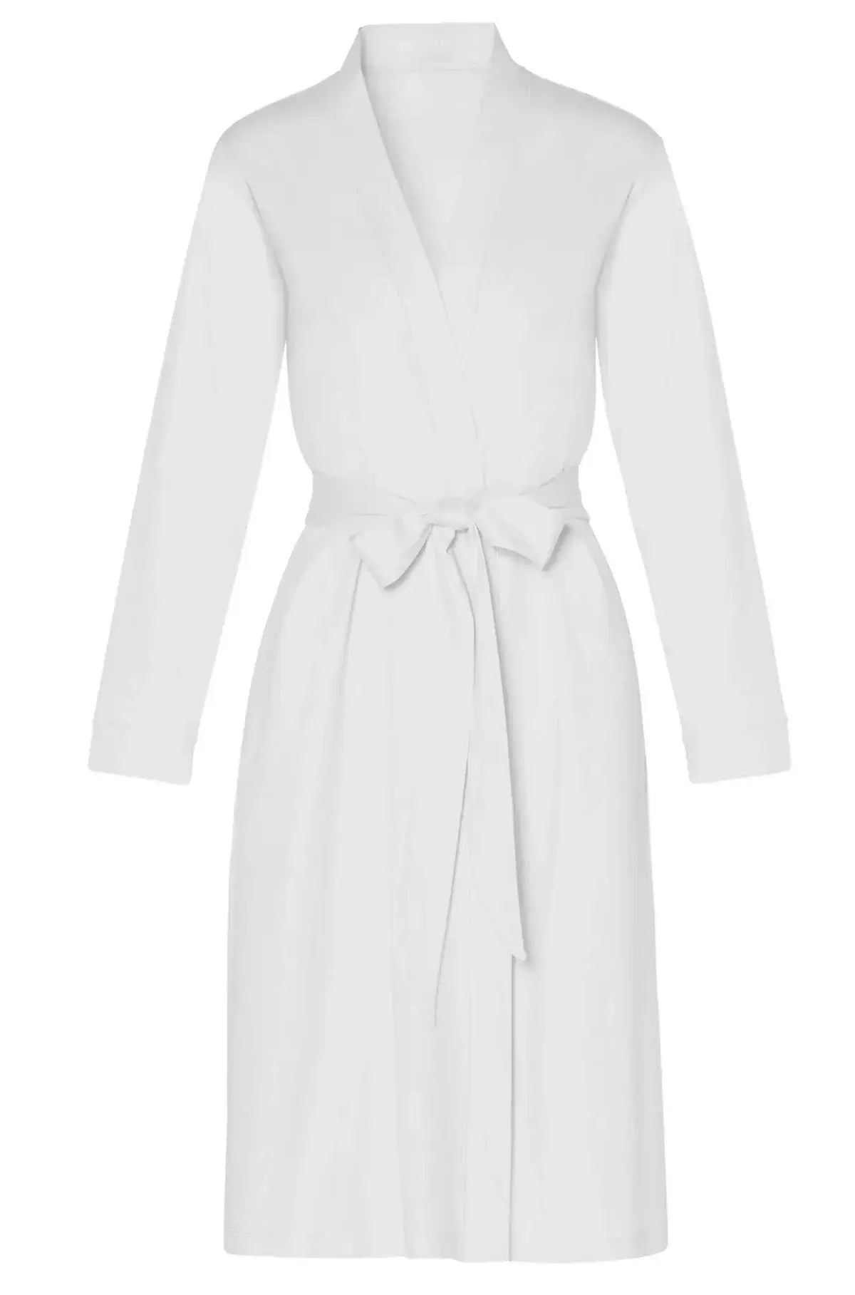 Marelle Elle Long Sleeve Robe in White