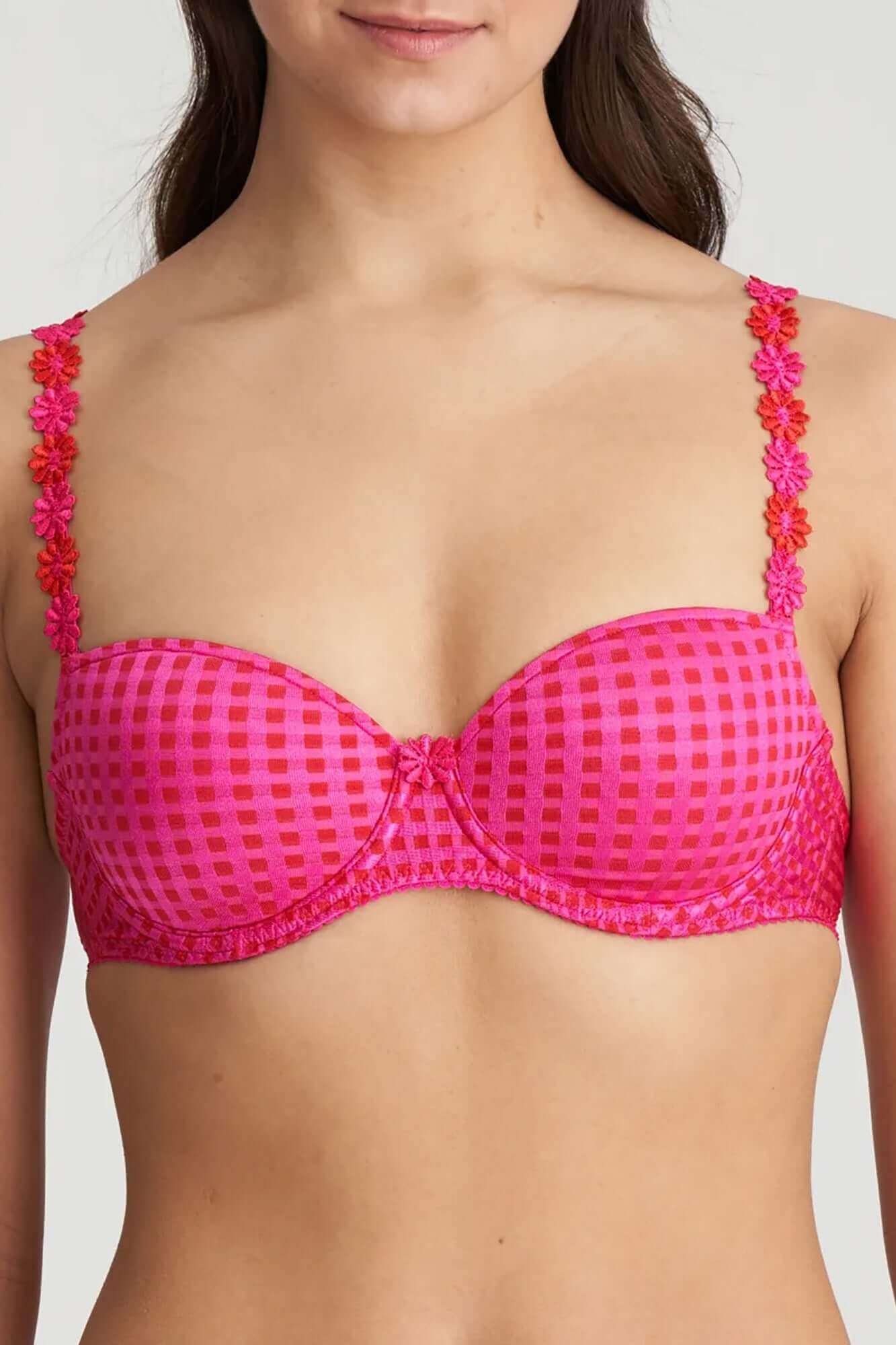 Marie Jo Avero Balcony Bra in Electric Pink