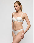 Marie Jo Avero Padded Balcony Bra in Ivory Petal