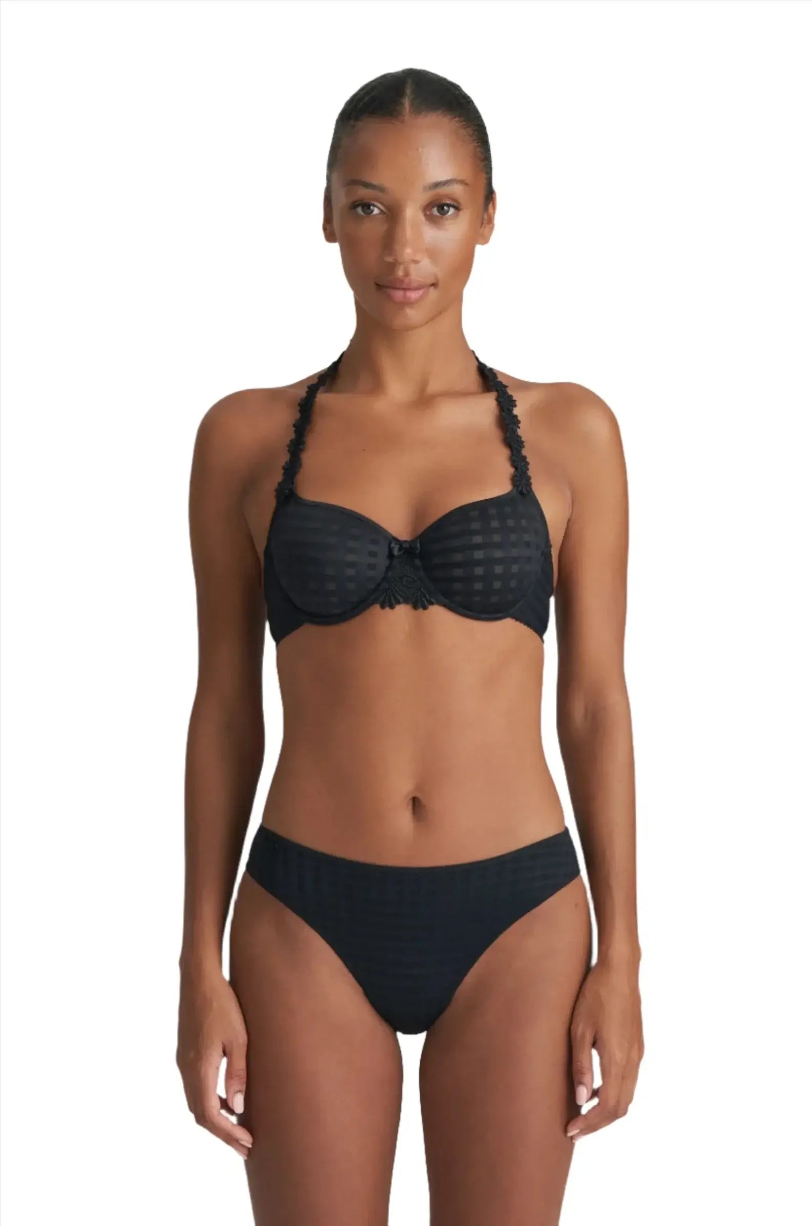 Marie Jo Avero Soft Cup Underwire Bra in Black front view