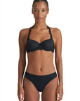 Marie Jo Avero Soft Cup Underwire Bra in Black front view