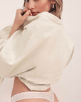 Marie Jo Avero Thong in Ivory Petal