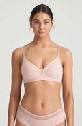 Marie Jo Louie Soft Wireless Bra in Powder Rose
