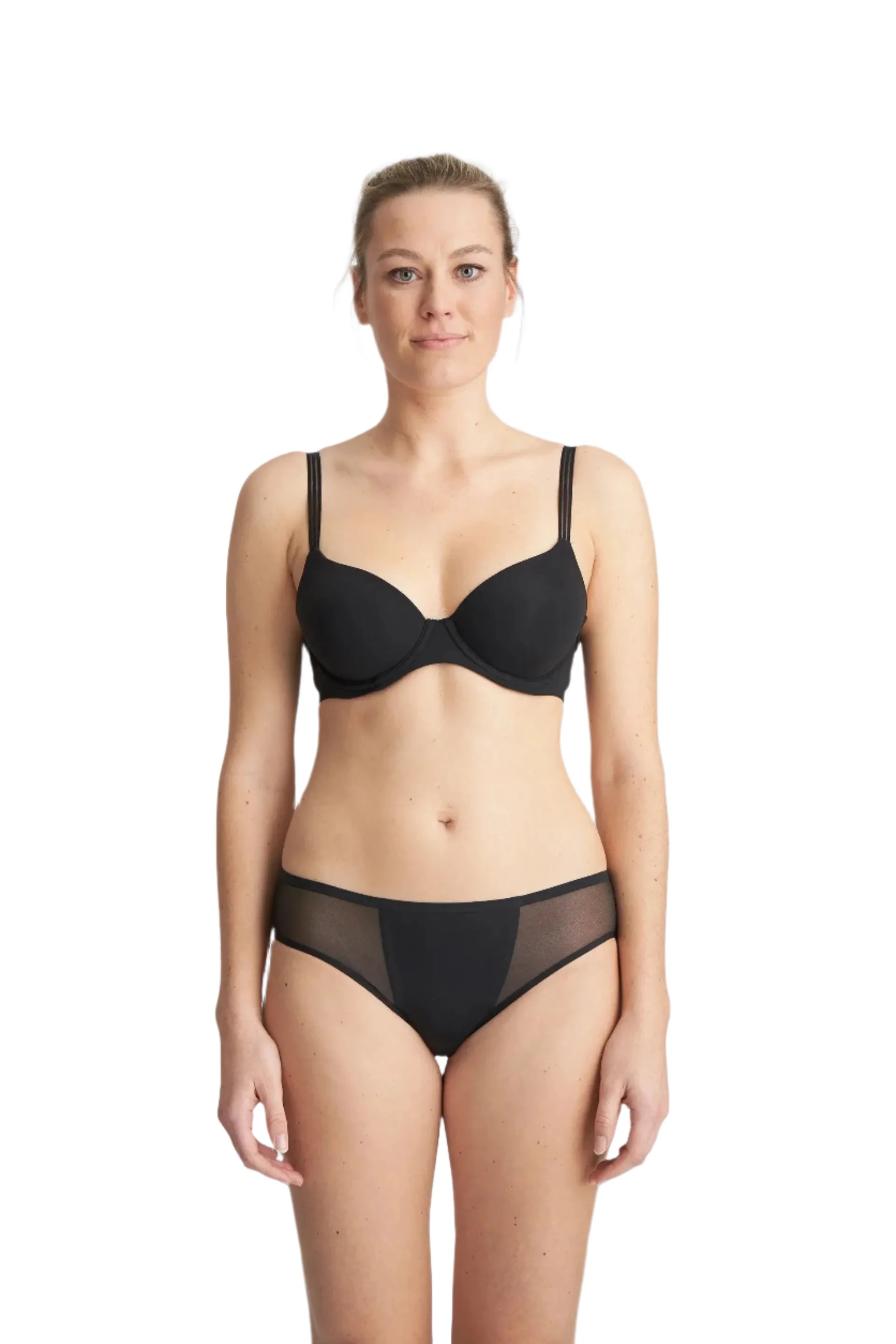 Marie Jo Louie Spacer Bra in Black front view