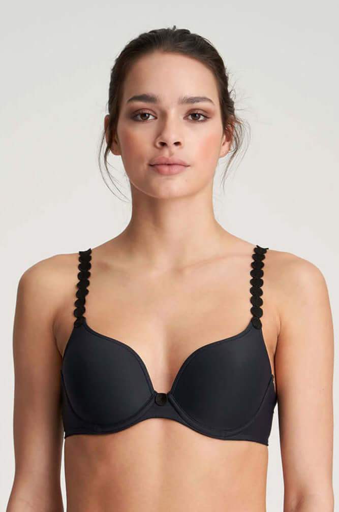 Marie Jo Tom Heart Shaped Bra in Charcoal