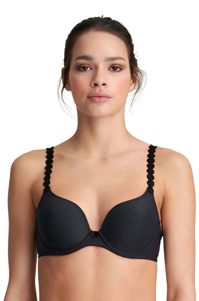 Marie Jo Tom Heart Shaped Bra in Charcoal