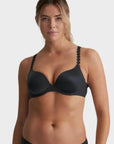 Marie Jo Tom Heart Shaped Bra in Graphite Grey