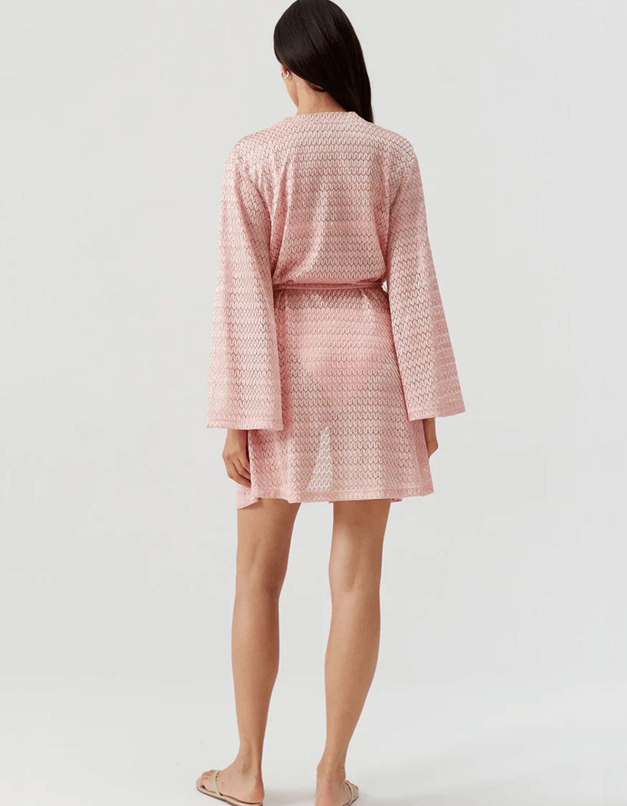 Melissa Odabash Anna Kaftan in Rose