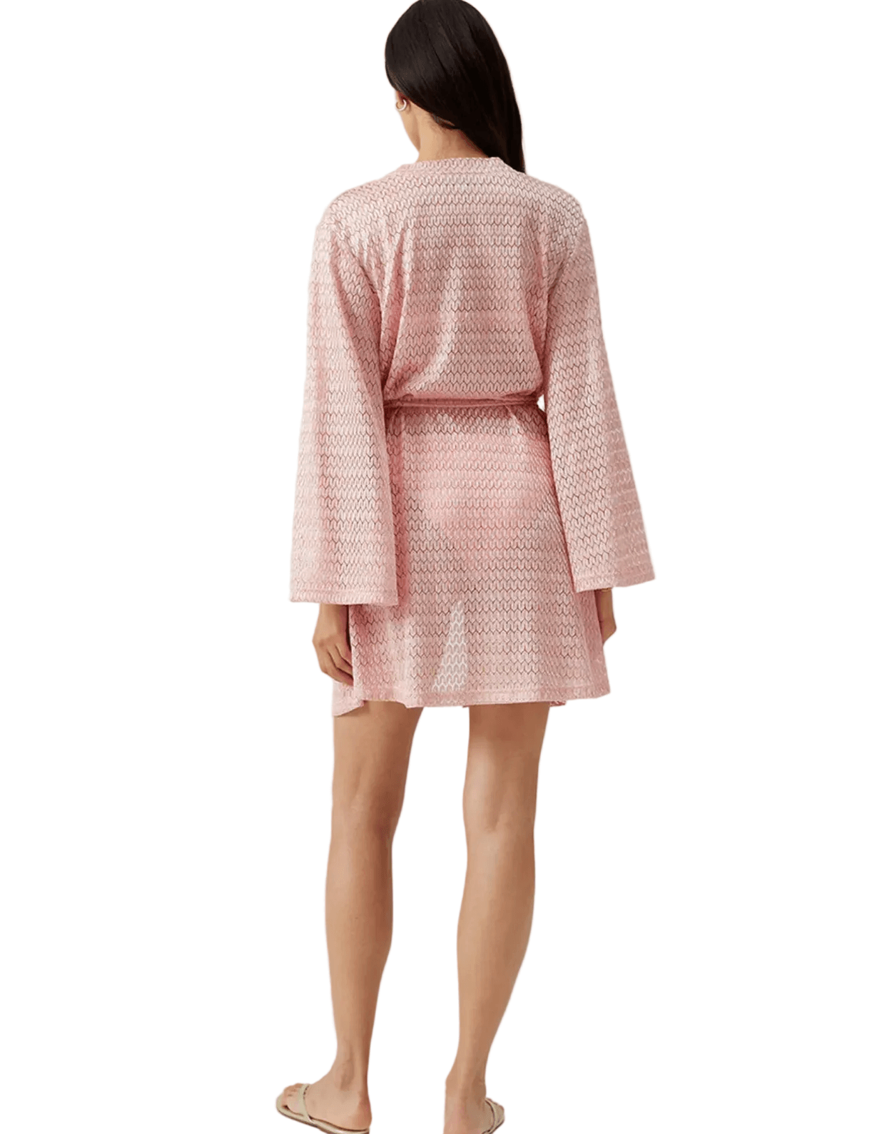 Melissa Odabash Anna Kaftan in Rose