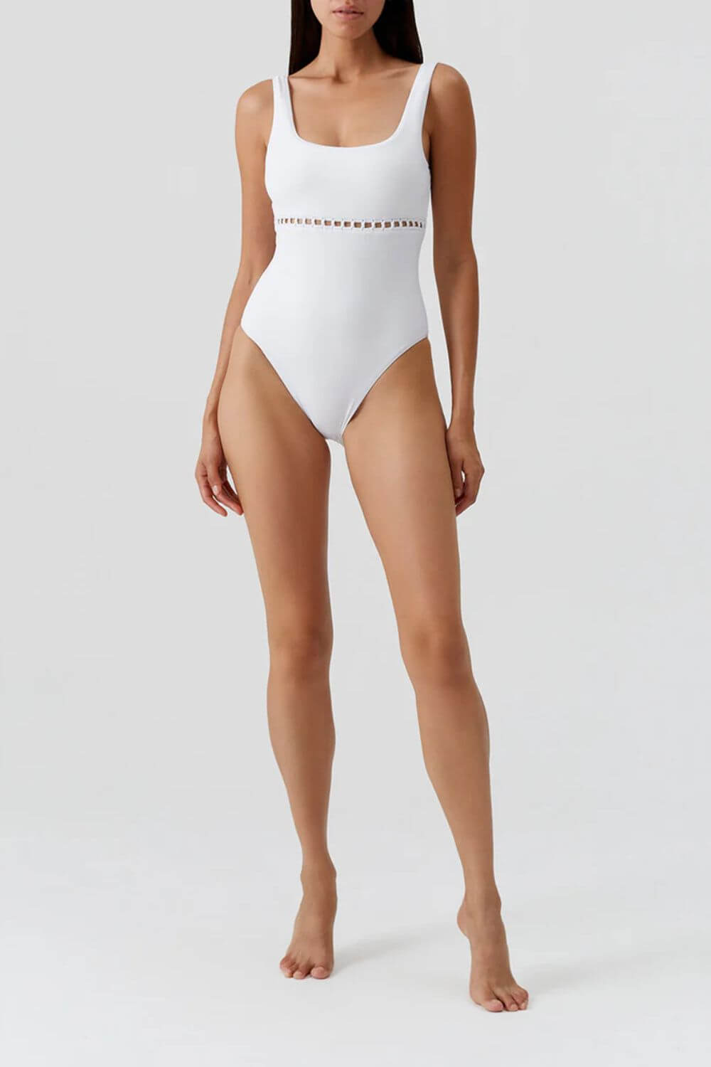 Melissa Odabash Carmel One-Piece Swimsuit in White