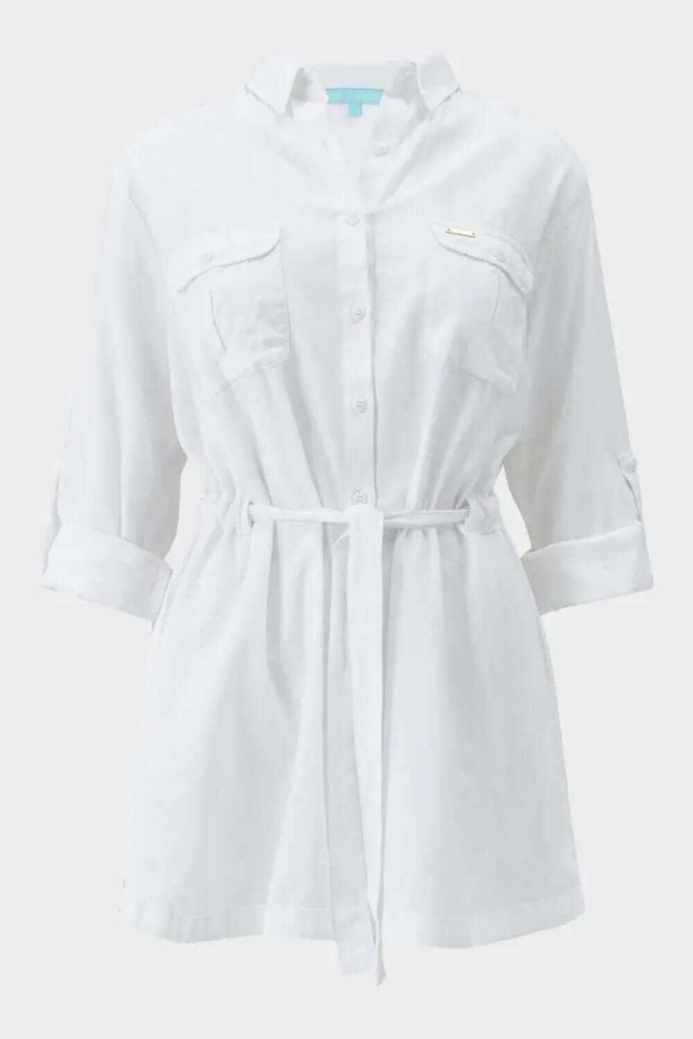 Melissa Odabash Lacey Cover Up in White