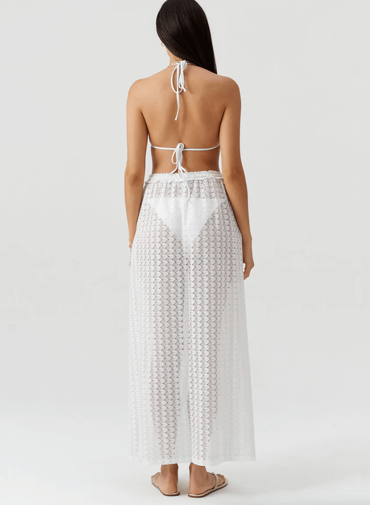 Melissa Odabash Mendi Maxi Skirt in White
