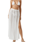 Melissa Odabash Mendi Maxi Skirt in White