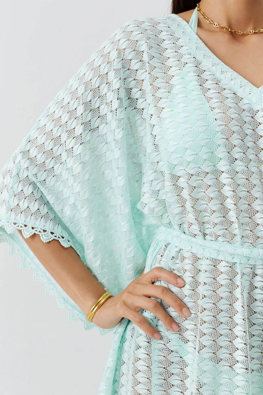 Melissa Odabash Petra Cover Up in Mint