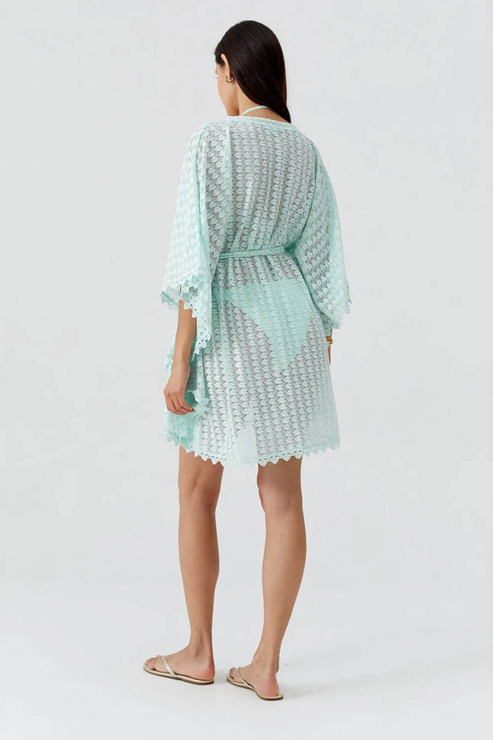 Melissa Odabash Petra Cover Up in Mint