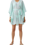 Melissa Odabash Petra Cover Up in Mint