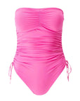 Melissa Odabash Sydney Bandeau One-Piece in Watermelon