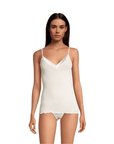 Oscalito Elegance Satin Wool and Silk V-Neck Camisole 