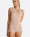 Oscalito Ribbed V-Neck Camisole