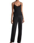 Oscalito Ribbed V-Neck Camisole in Black