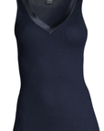 Oscalito Ribbed V-Neck Camisole in Blue