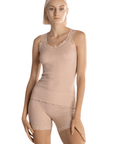 Oscalito Scoop Neck Ribbed Camisole