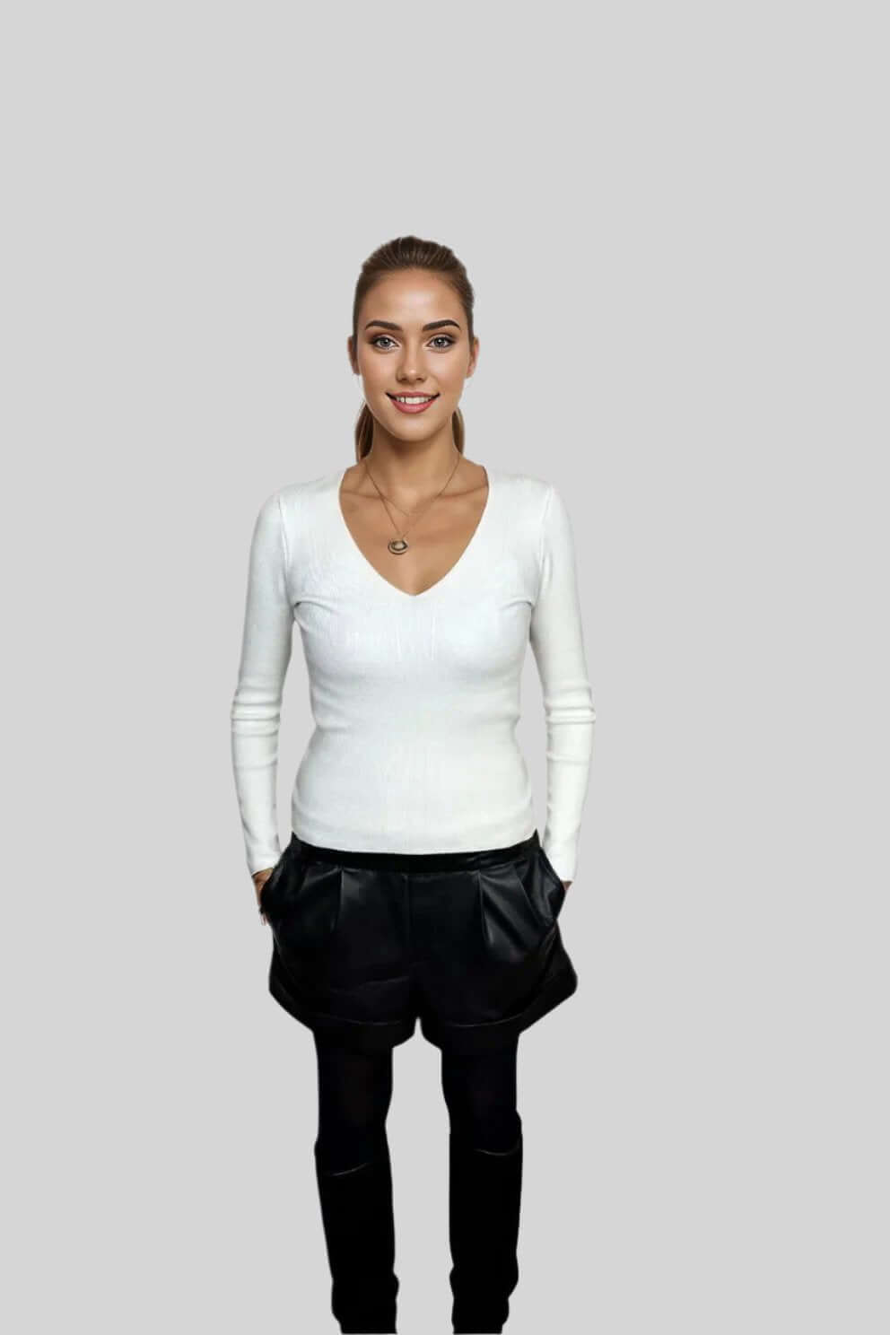 Paola Bernardi Veronica Blouse in Off-White