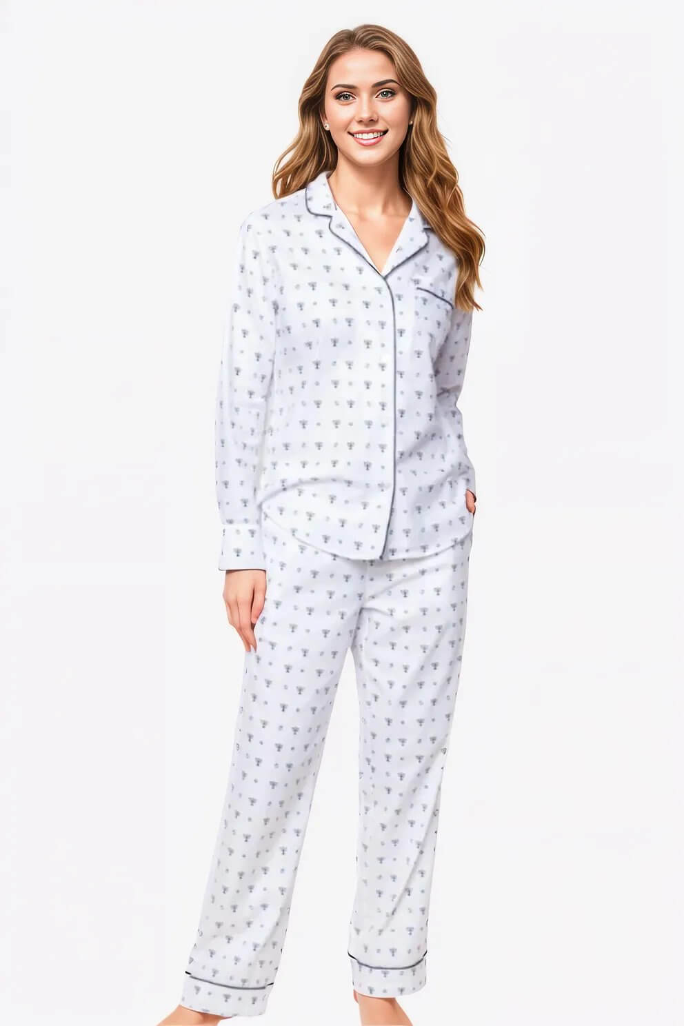 Petite Plume Happy Hanukkah Twill Pajama Set
