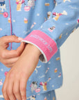 PJ Salvage Baked Woof Love Flannel Long PJ Set