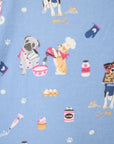 PJ Salvage Baked Woof Love Flannel Long PJ Set