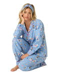 PJ Salvage Baked Woof Love Flannel Long PJ Set