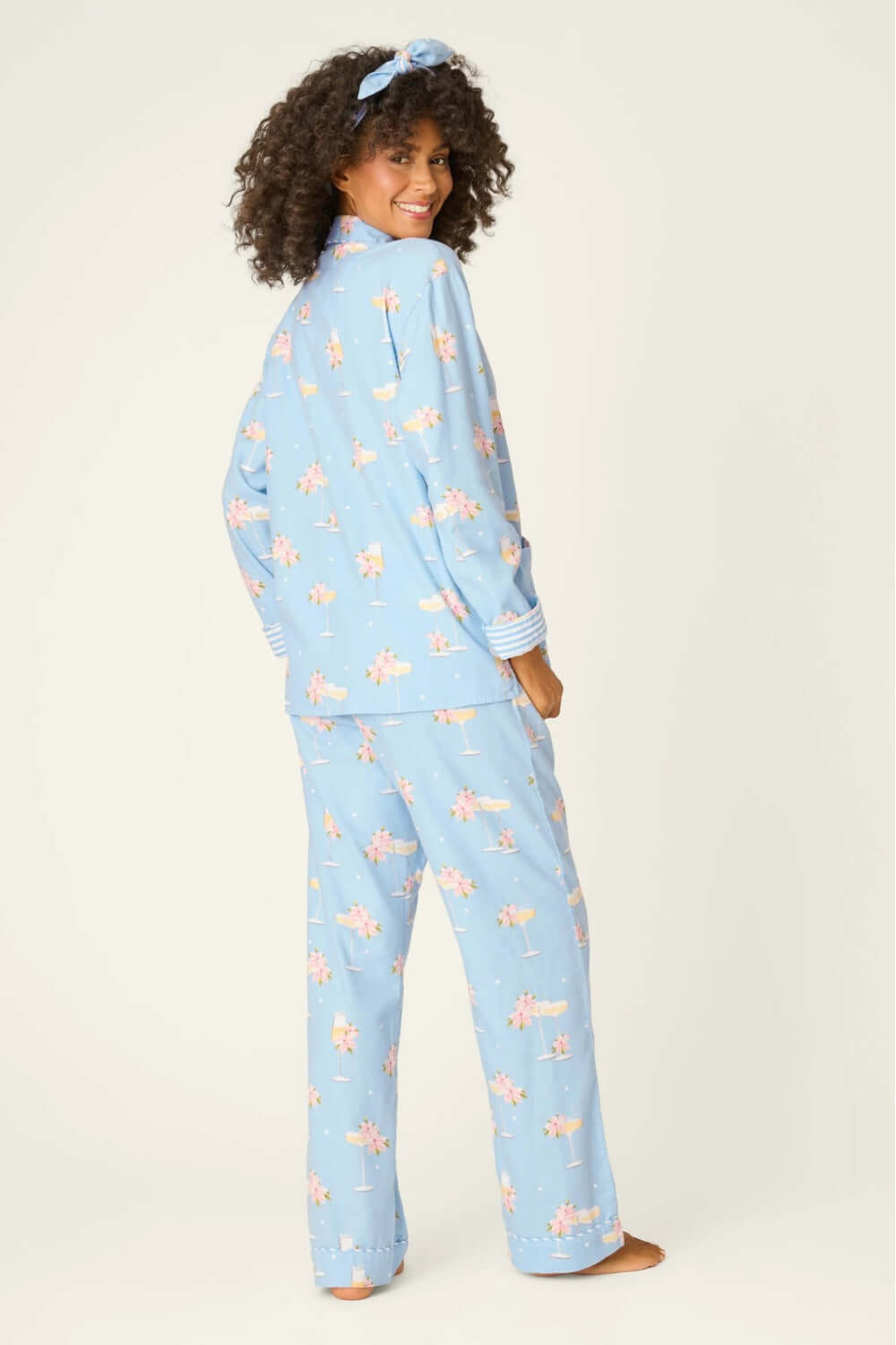 PJ Salvage Fizz the Season Flannel Long PJ Set
