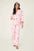 PJ Salvage Holiday Cocktails Flannel Long PJ Set