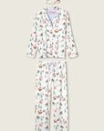 PJ Salvage Holiday Dogs Flannel Long PJ Set