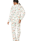 PJ Salvage Holiday Dogs Flannel Long PJ Set