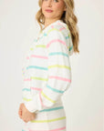 PJ Salvage Lime Sunshine Hoodie and Short Set