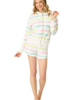 PJ Salvage Lime Sunshine Hoodie and Short Set