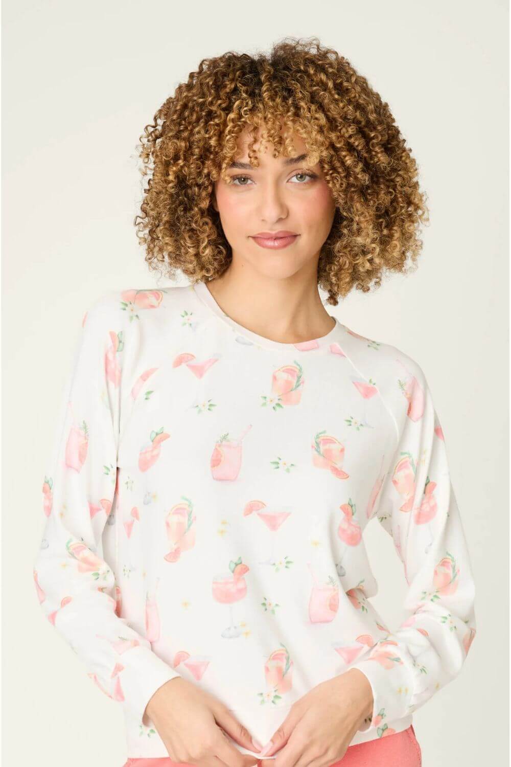 PJ Salvage Paloma Mama Sweet Sips Long Sleeve PJ Set