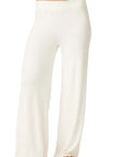PJ Salvage Pointelle Long PJ Set in Ivory