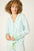 PJ Salvage Striped Cocktails Long PJ Set in Light Blue