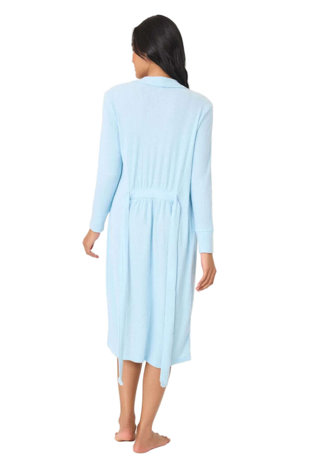 PJ Salvage Textured Robe in Light Sky