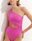Rhea One Piece in Hot Pink
