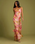 Rococo Sand Nola Cowl Maxi Dress in Pink
