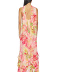 Rococo Sand Nola Cowl Maxi Dress in Pink