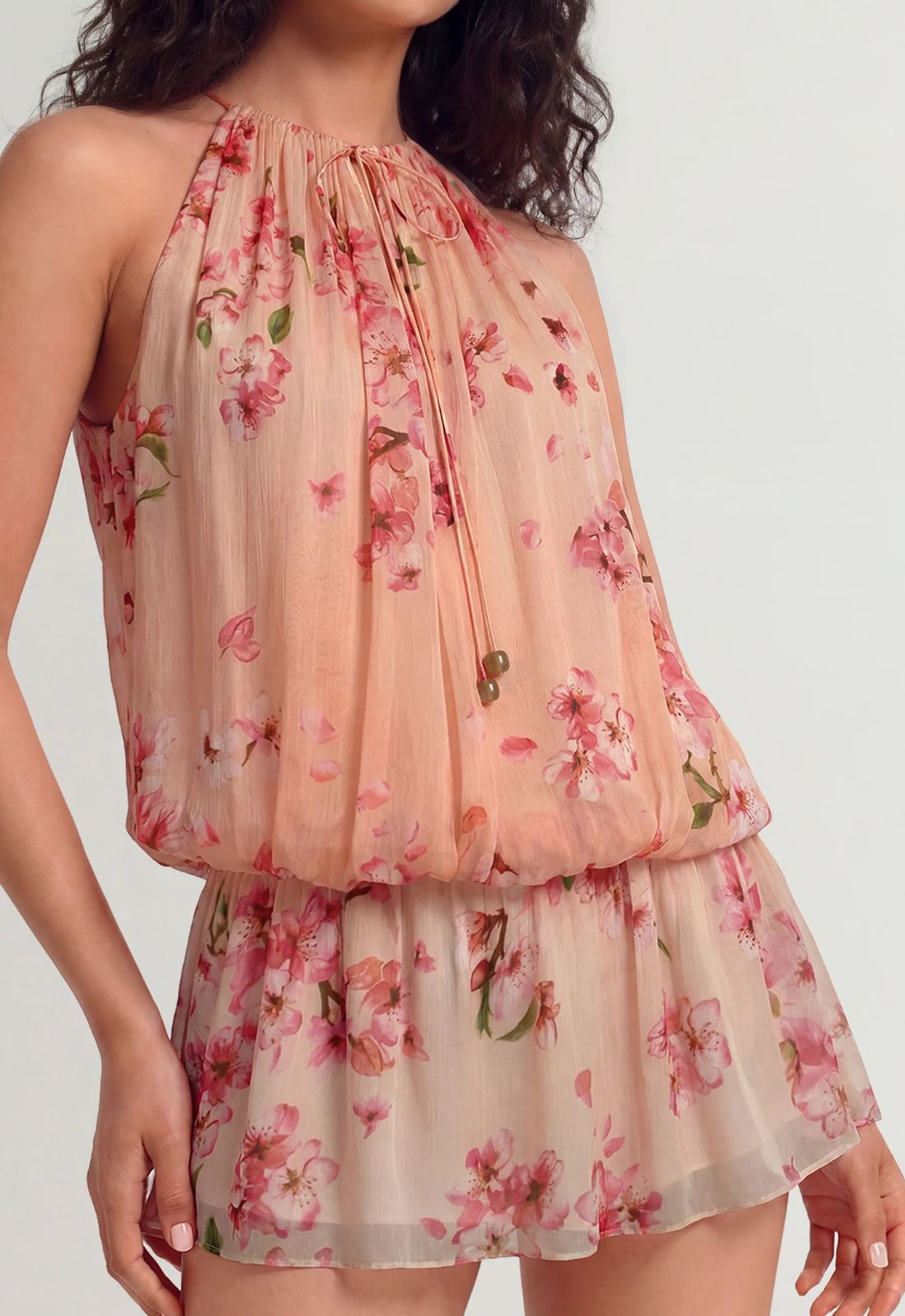 Rococo Sand Zuki Halter Mini Dress