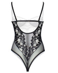 Rosa Ribelle La Divinia Bodysuit in Black