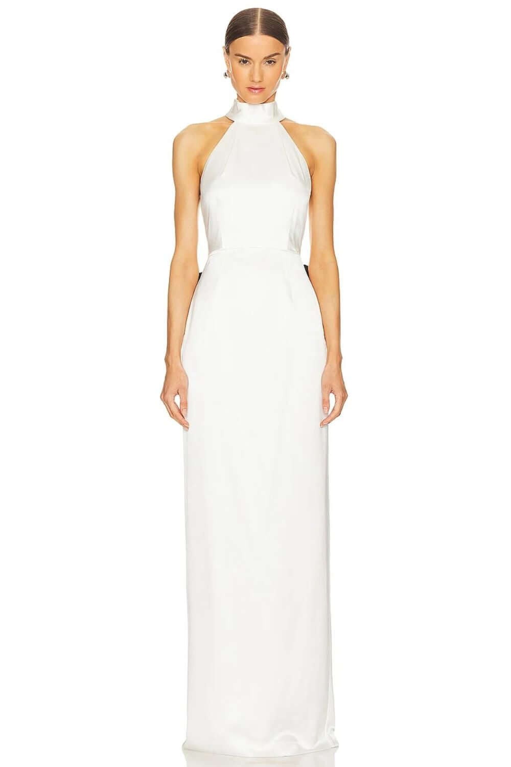 Sans Faff Bristol Bow Evening Dress in All Black
