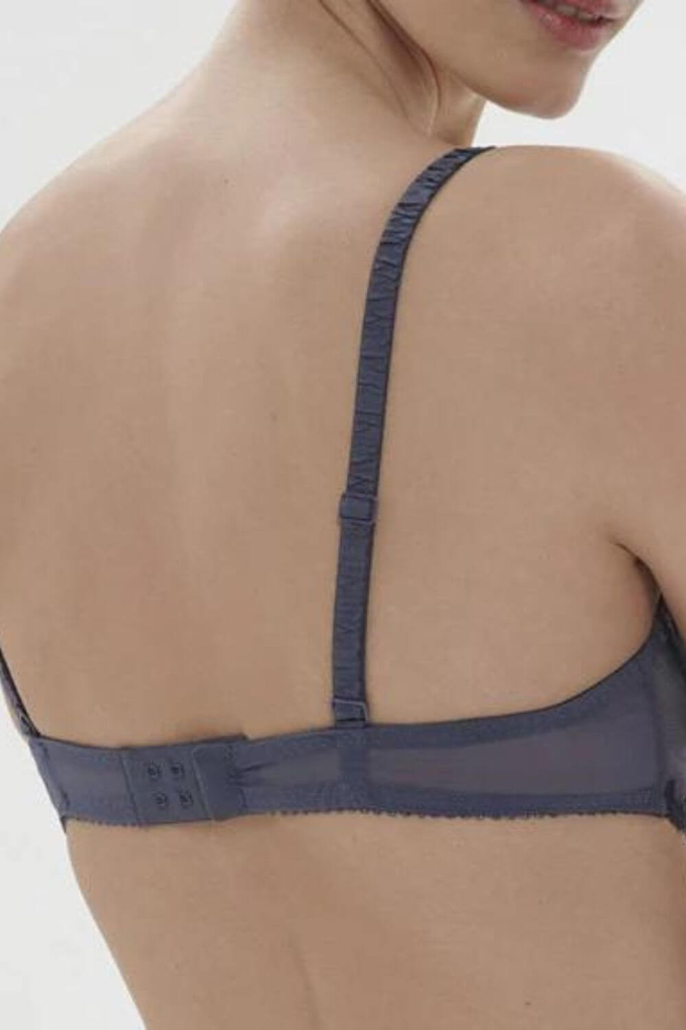Simone Perele Intrigue Plunging Underwire in Cinder Blue