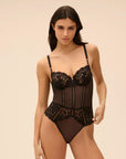 Simone Perele Precieuse Bodysuit in Black