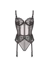Simone Perele Precieuse Bodysuit in Black
